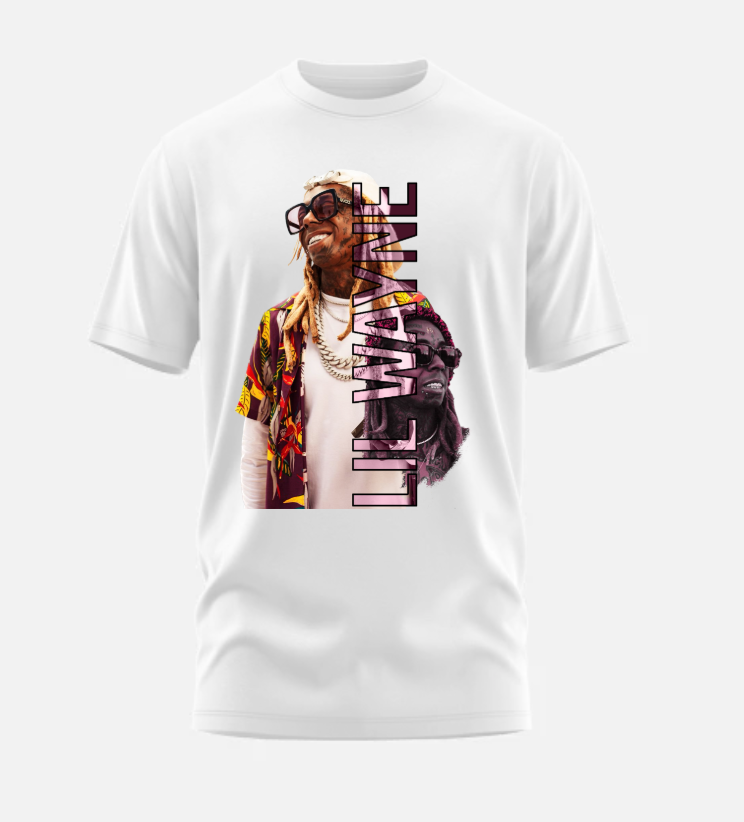 lil wayne multicolor graphic t shirt