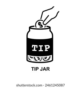 $1 THANK YOU TIP JAR